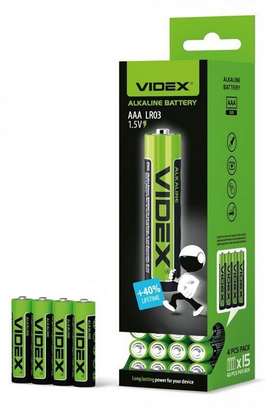 батарейка Videx LR3 /4 shrink (teh)/720/60*** (шт.) батарейка Videx LR3 /4 shrink (teh)/720/60*** (шт.)