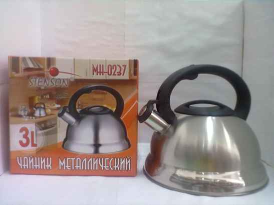 Чайник SS 3.0л подвійне дно МH-0237 (12шт) (шт.) Чайник SS 3.0л подвійне дно МH-0237 (12шт) (шт.)